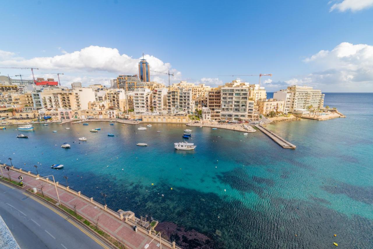 Amazing Views Of Spinola Bay In Heart Of Stjulians-Hosted By Sweetstay Saint Julian's 外观 照片